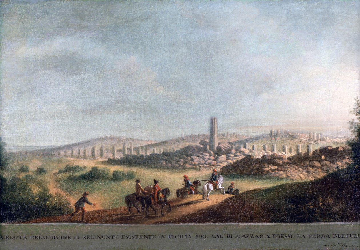 Ruínas de Selinute de Luigi Mayer