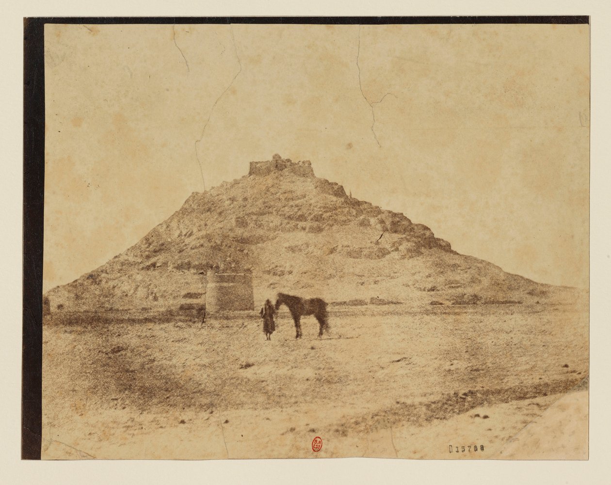 Isfahan, montanha do fogo, templo antigo do guebre de Luigi Pesce