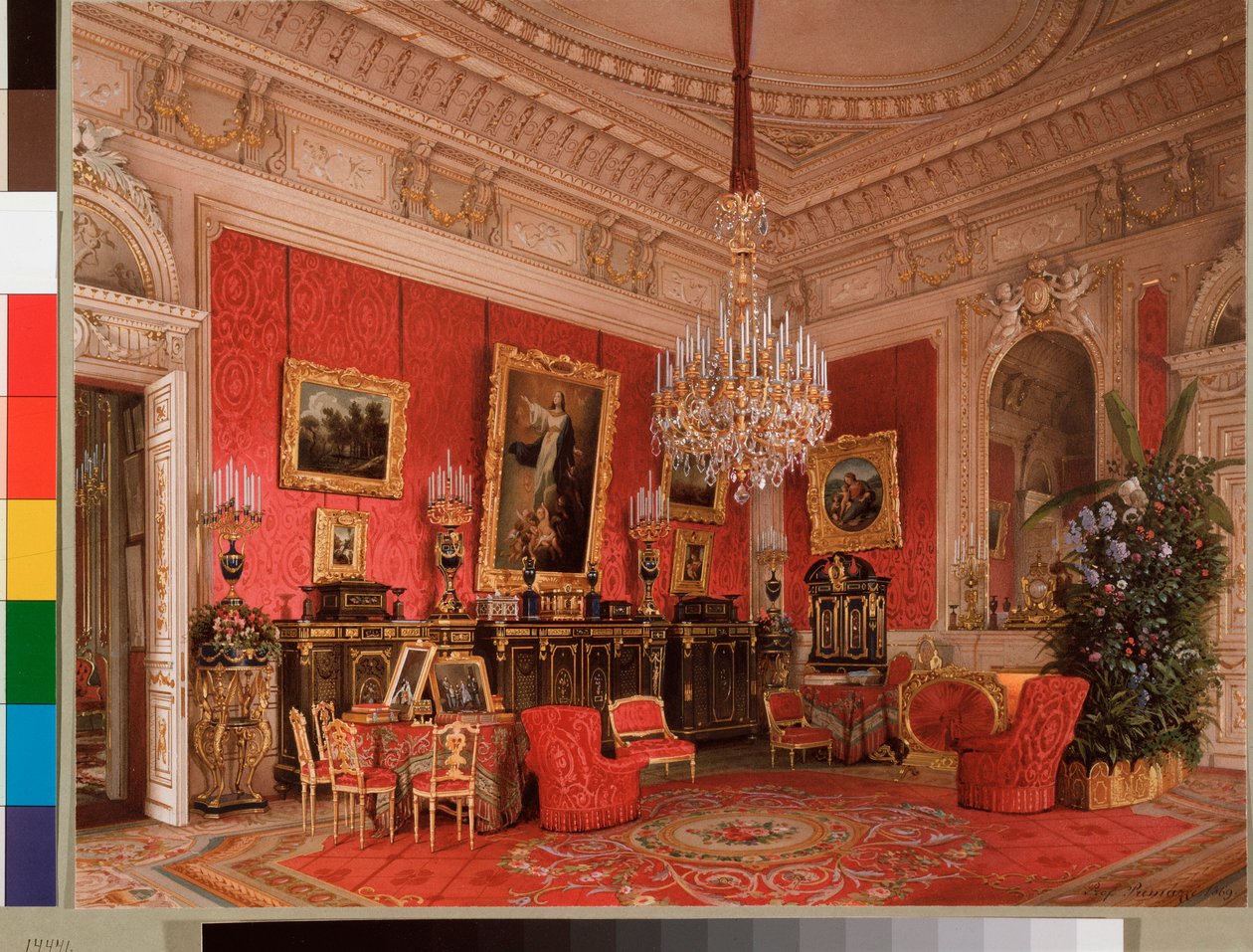 Interiores do Palácio de Inverno (Palais d