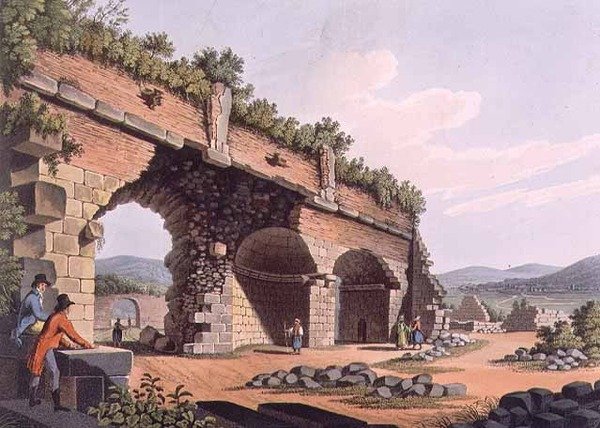 Parte da Grande Galeria do Templo de Diana, Éfeso, placa 42 de 