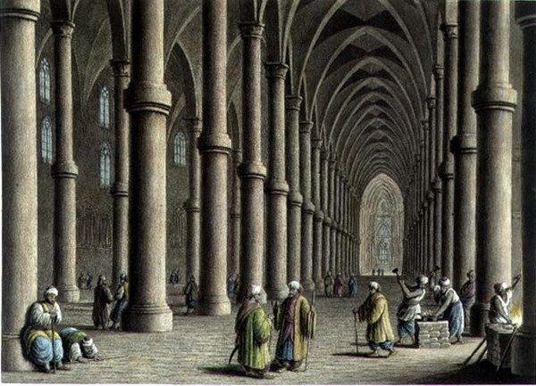 A Catedral em Tortosa, pub. por William Watts de Luigi (after) Mayer