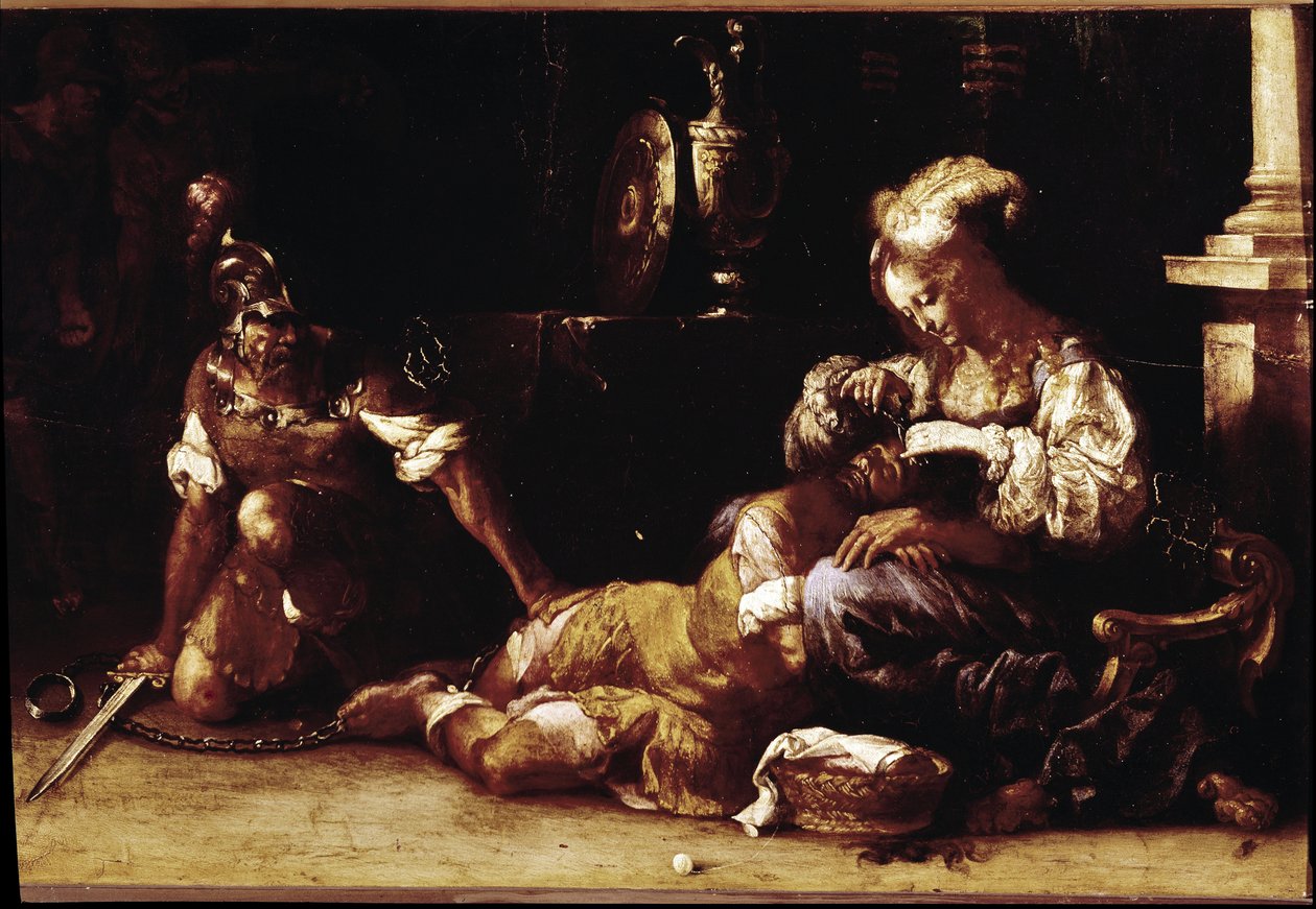 Sansão e Dalila (óleo sobre tela, c.1650) de Luigi Miradori