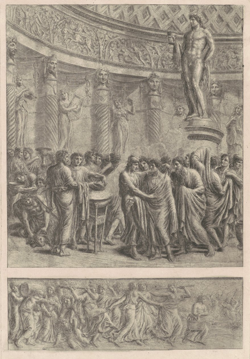 Um Sacrifício Antigo, 1820s. de Luigi Ademollo