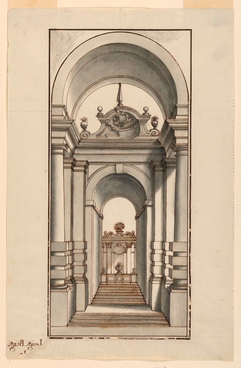 Entrada com Escadas de Luigi Biagi