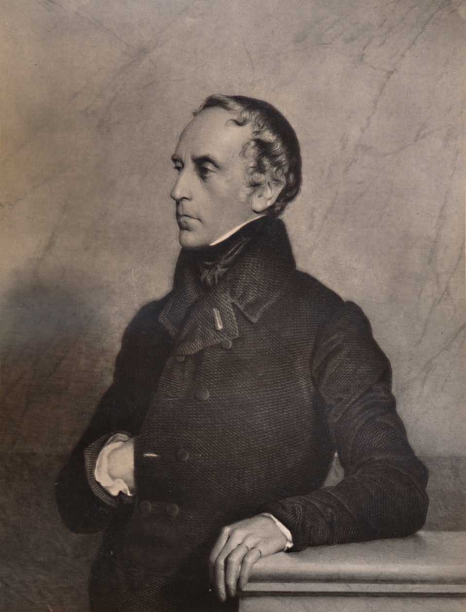 François Pierre Guillaume Guizot, político e historiador francês, século XIX 1894 de Luigi Calamatta