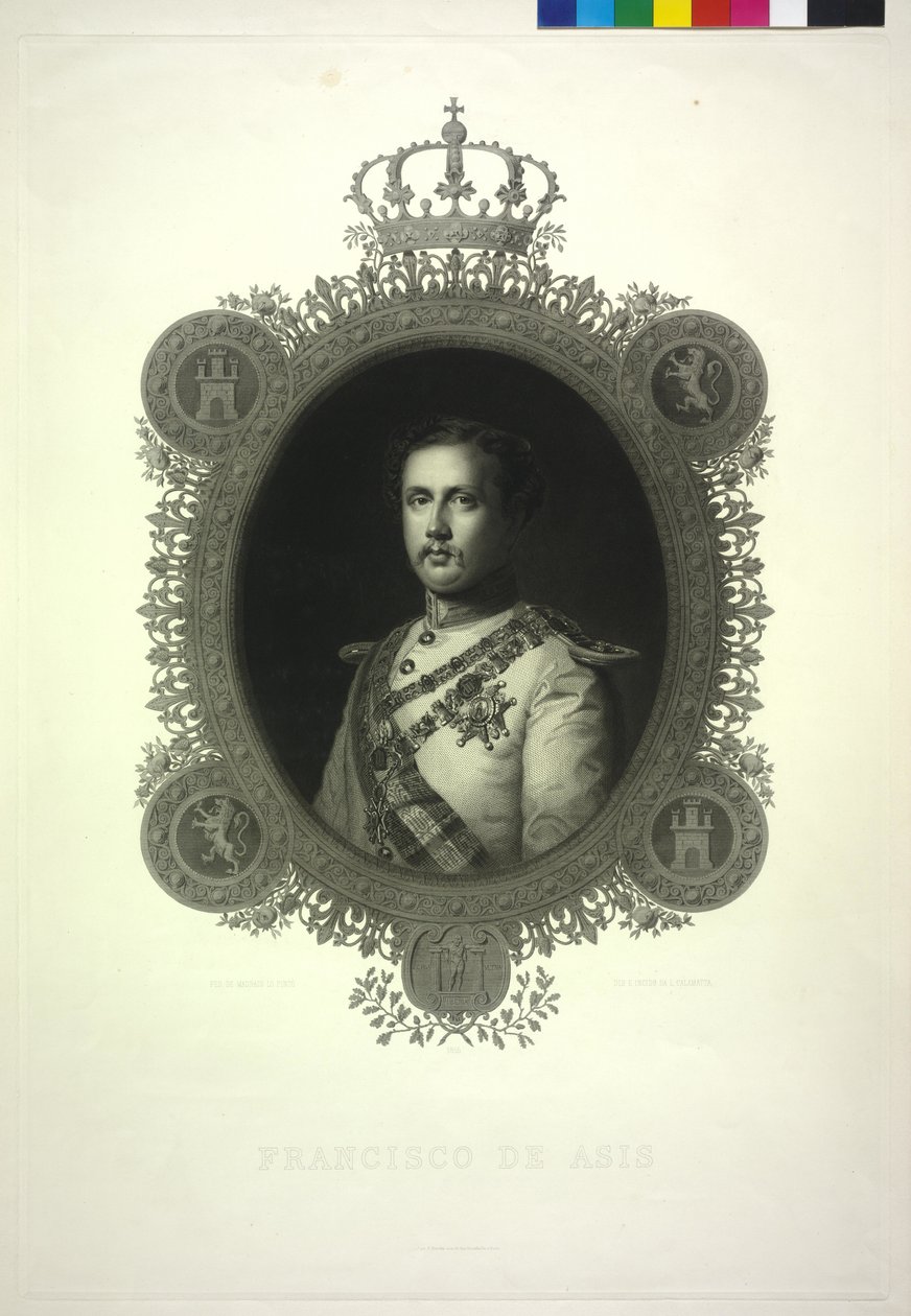 Rei de Espanha Franz de Luigi Calamatta