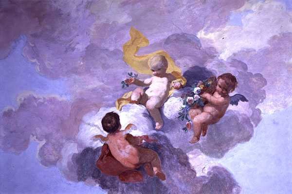 Putti, c.1790 (fresco) de Luigi Catani