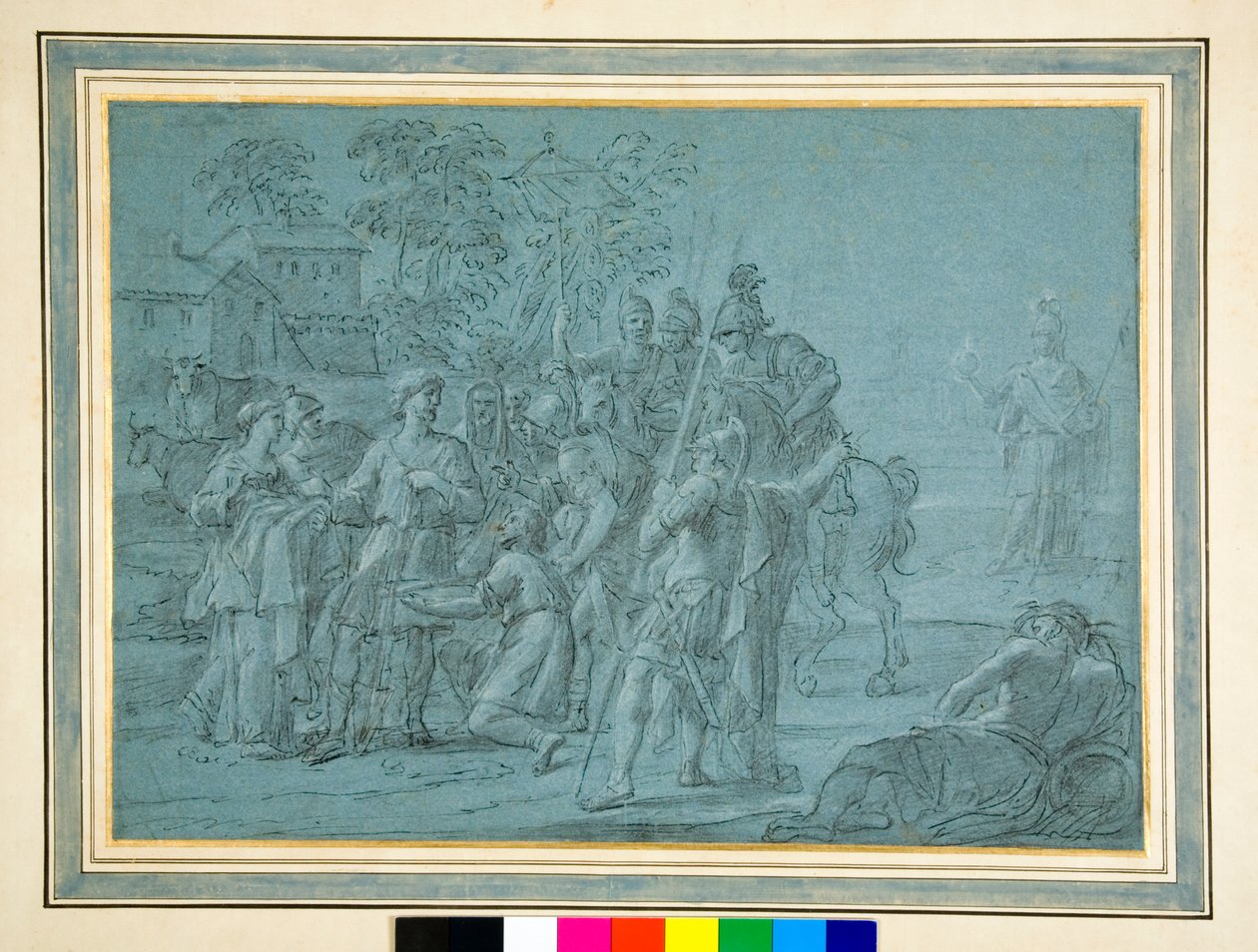 Cincinnatus recuperado do arado de Luigi Garzi