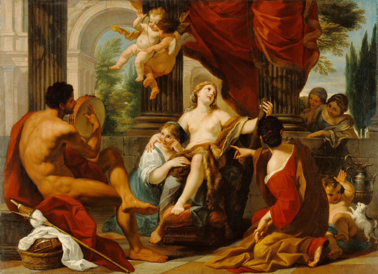 Hércules e Omphale de Luigi Garzi