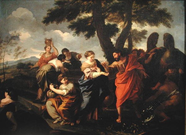 Rebecca no Poço (óleo sobre tela) de Luigi Garzi
