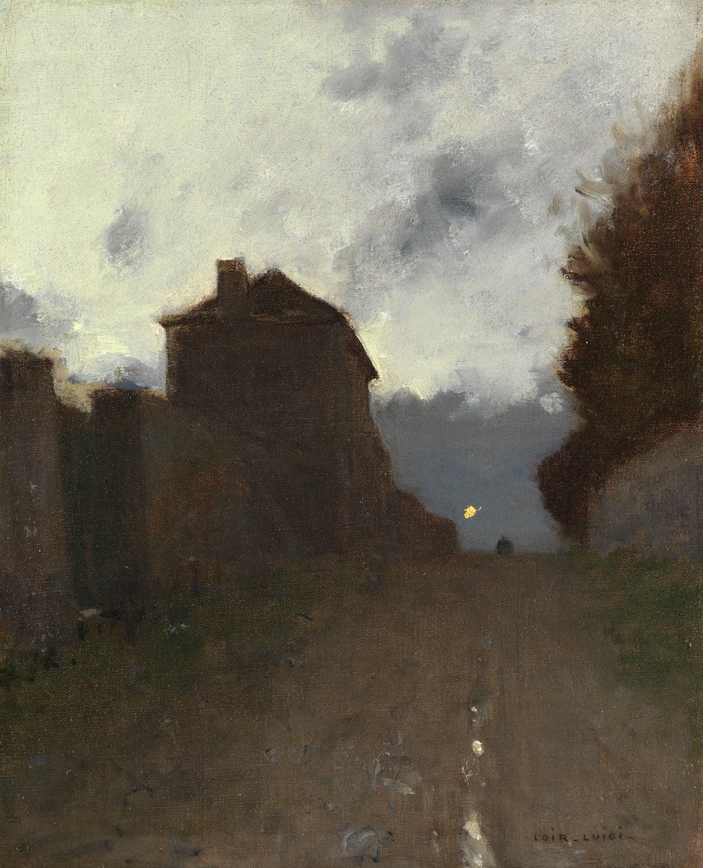 Montmartre ao entardecer de Luigi Loir