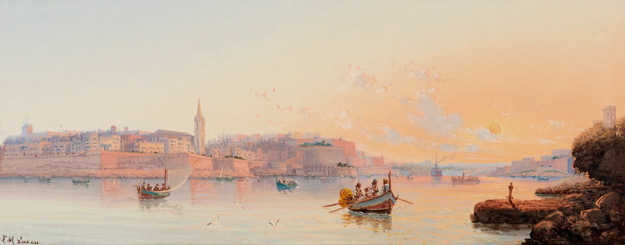 Marsamxett Harbour, Valletta, Malta de Luigi Maria Galea