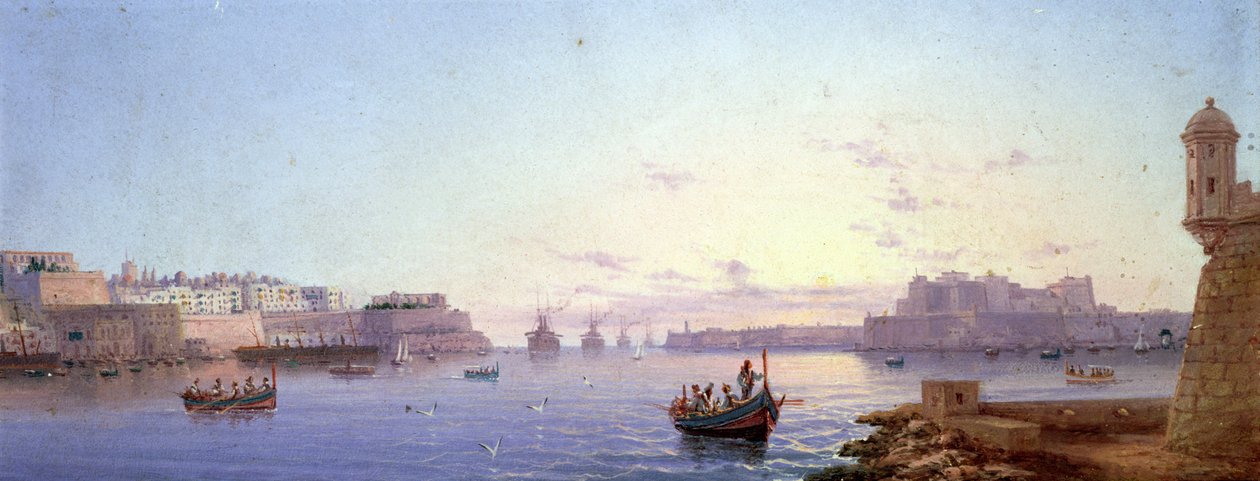 O Grande Porto, Valletta (placa) de Luigi Maria Galea