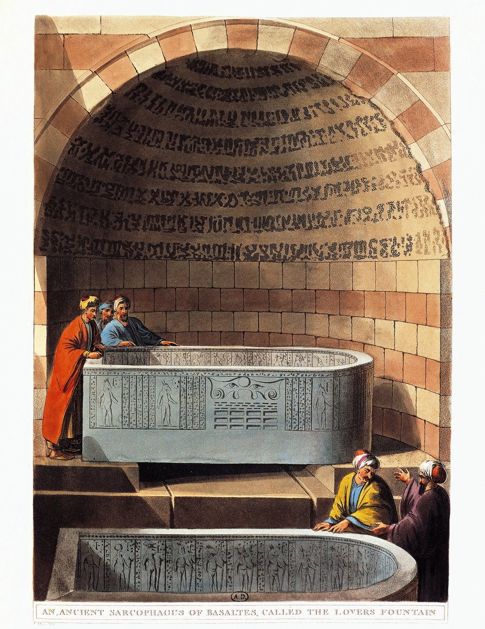 Sarcófago de Basalto chamado The Lovers Fountain, de Luigi Mayer de Luigi Mayer