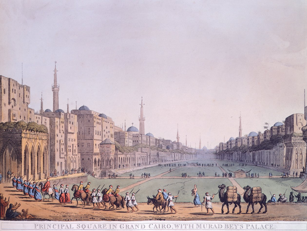 Praça Principal do Cairo, de Luigi Mayer de Luigi Mayer