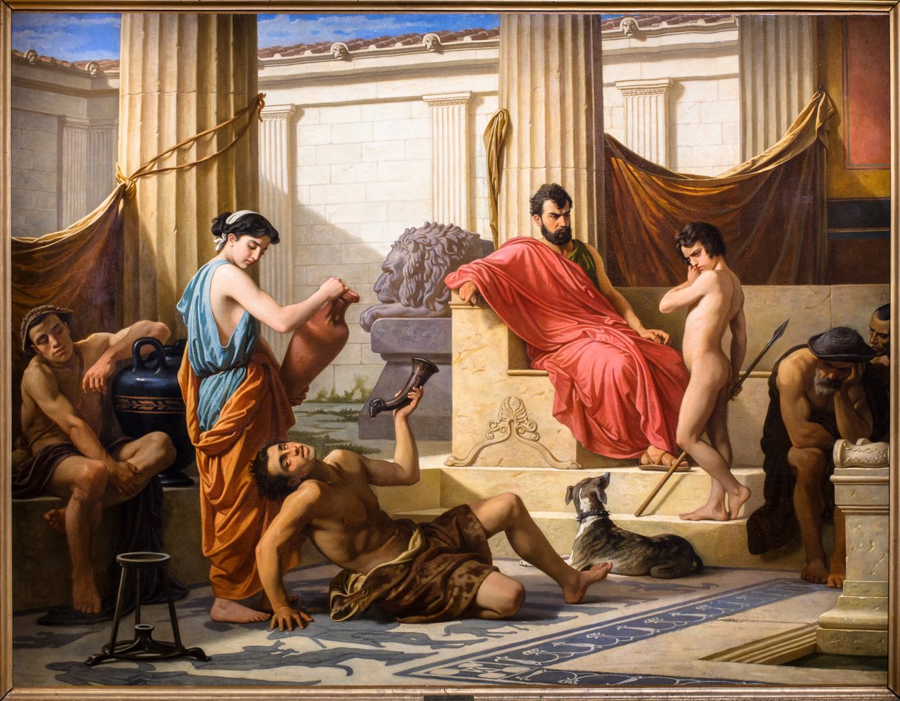 Educação em Esparta de Luigi Mussini