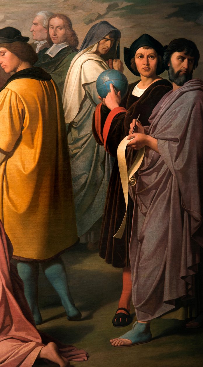 O triunfo da Verdade. Óleo sobre tela de 1847 de Luigi Mussini