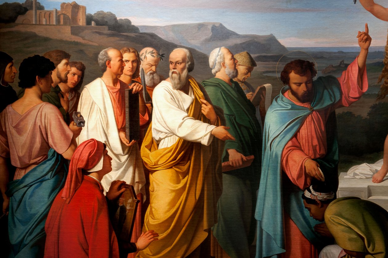 O triunfo da Verdade. Detalhe. 1847 (óleo sobre tela) de Luigi Mussini