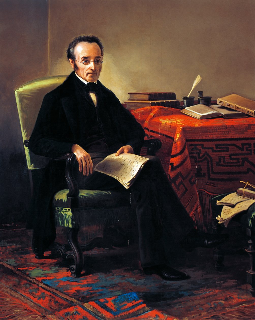 Retrato de Silvio Pellico (Saluzzo de Luigi Norfini