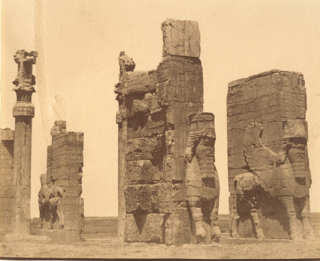 15 [Portão de todas as nações, Persépolis, Fars], 1840s-60s. de Luigi Pesce