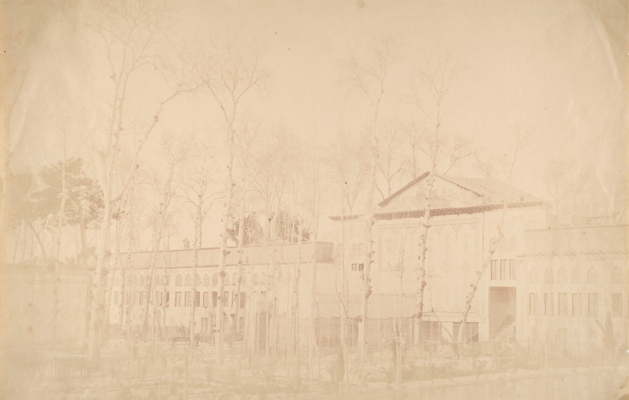 [Palácio do Golestan, Interior, Teerã, Irã], 1840-60s. de Luigi Pesce