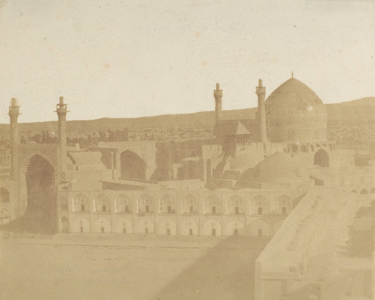 Yran, Praça em Isphaan, 1858. de Luigi Pesce