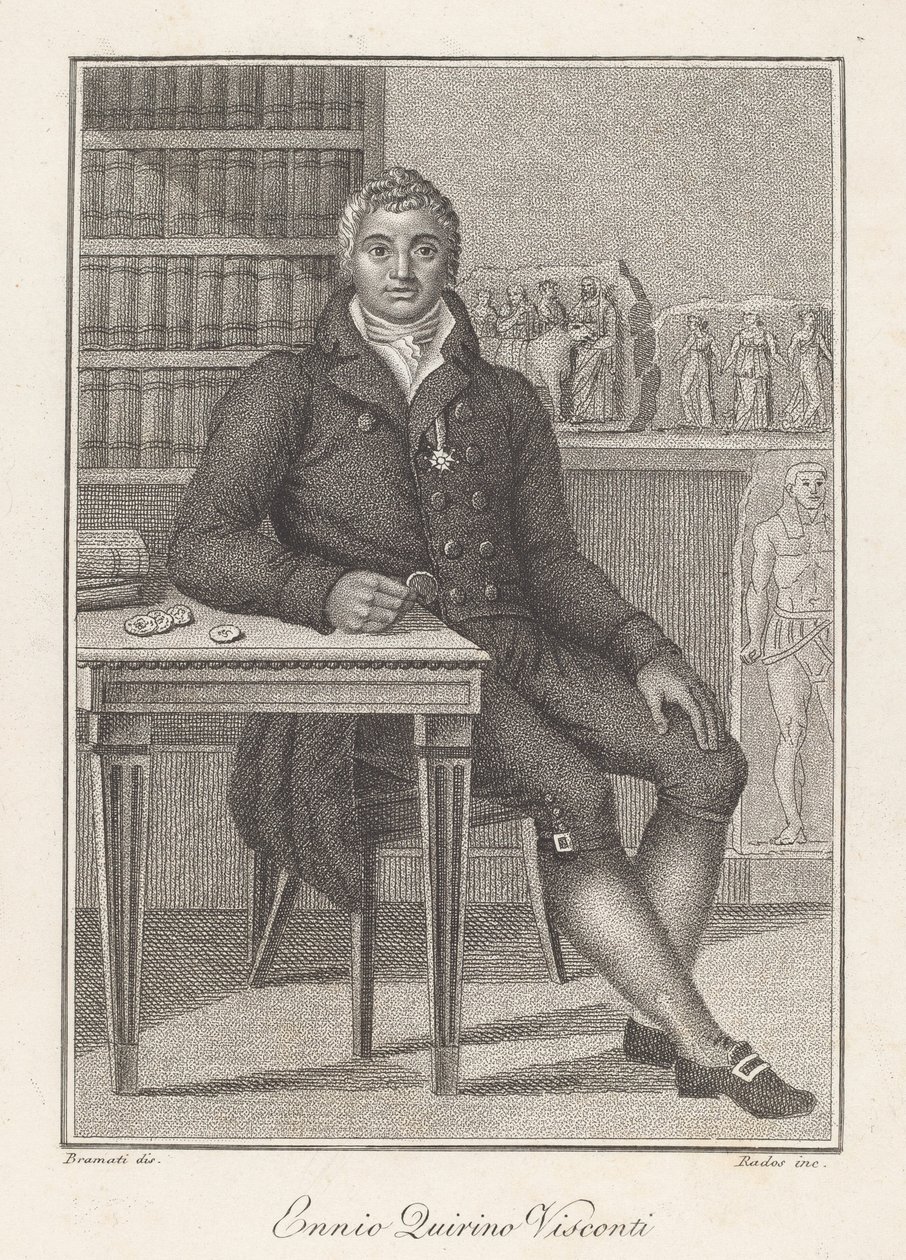 Ennio Quirino Visconti de Luigi Rados, after Luigi Bramati or Antonio Bramati