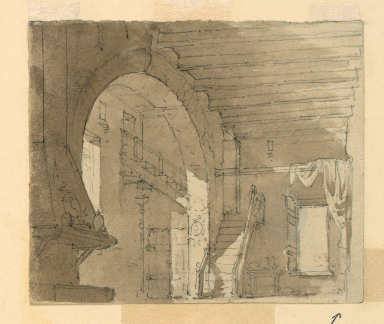 Cenário, Interior da Cozinha de Luigi Ricci