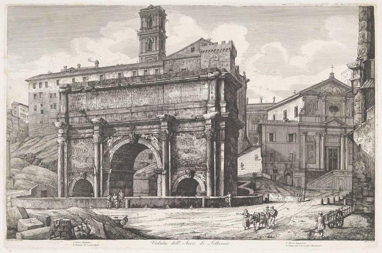 Boog van Septimius Severus te Roma
Veduta dell