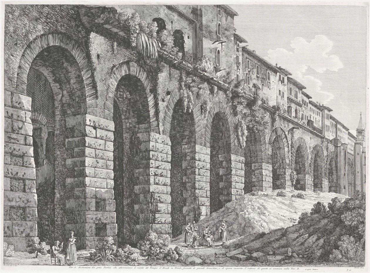 O Templo de Hércules Victor no Tivoli de Luigi Rossini