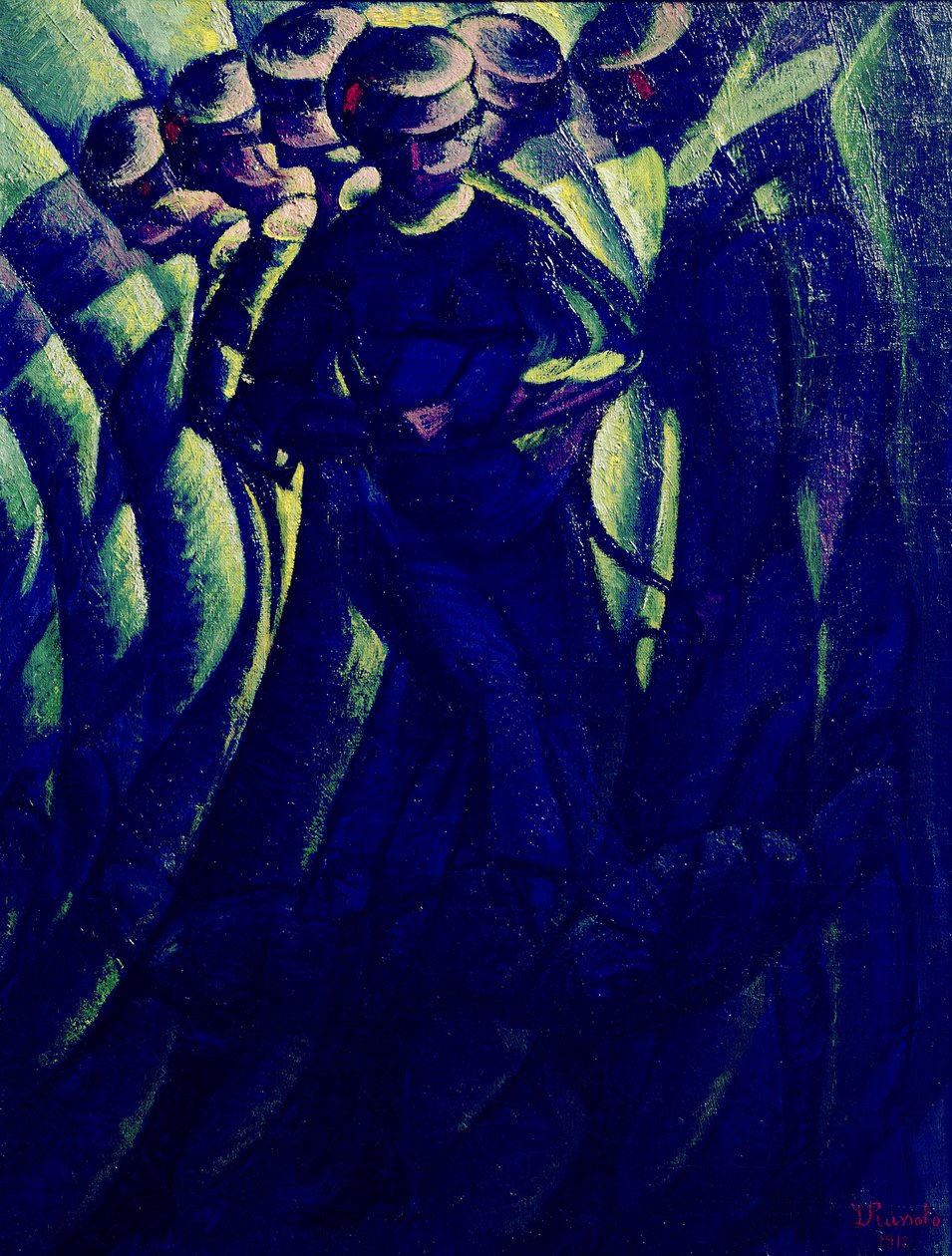 Sinopse dos movimentos de uma mulher de Luigi Russolo