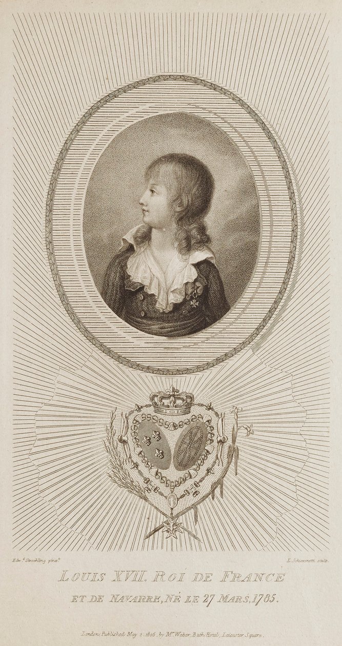 Luís XVII, Rei de França de Luigi Schiavonetti