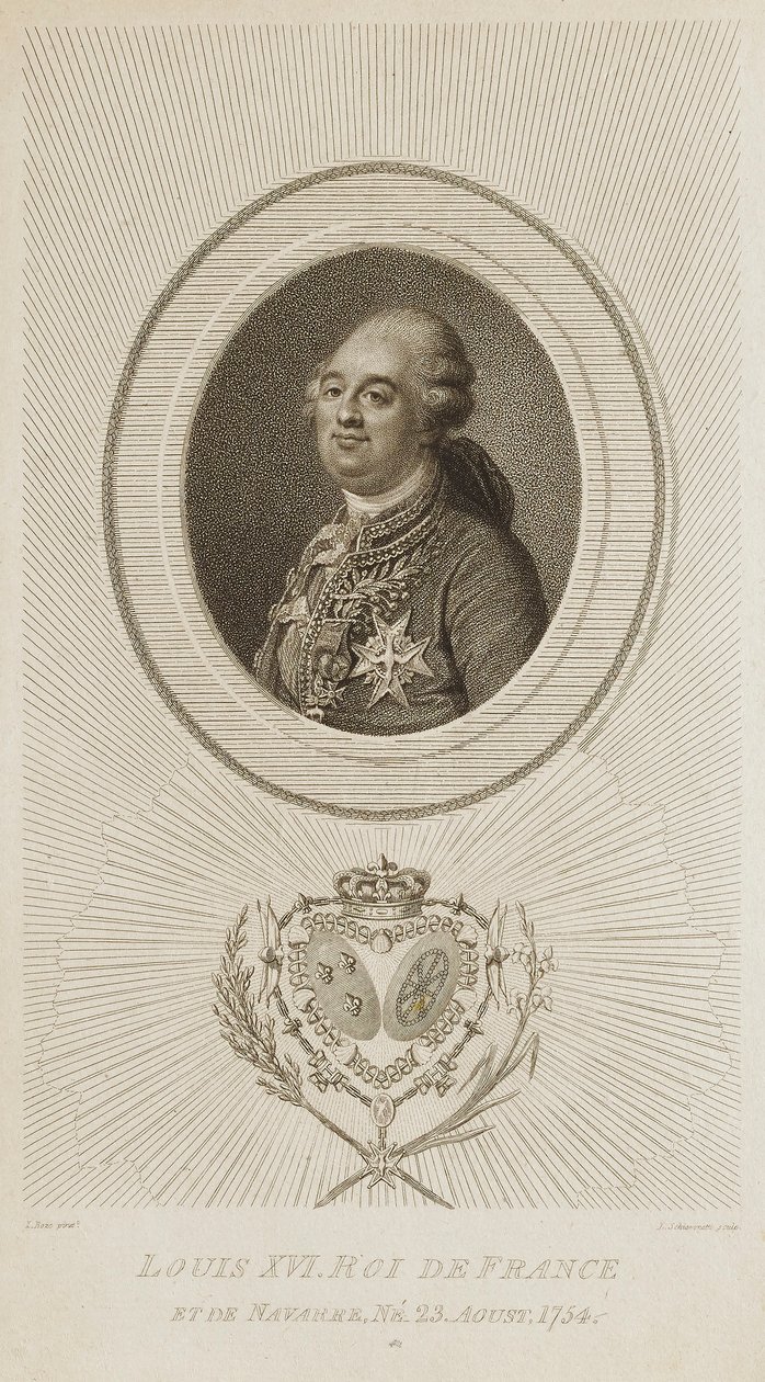 Luís XVI, Rei de França de Luigi Schiavonetti