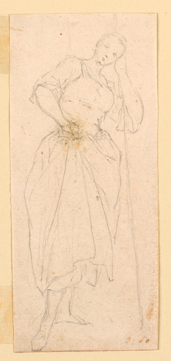 Mulher em pé de Luigi Vanvitelli