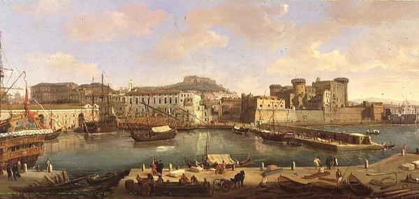 A Baía de Nápoles de Luigi Vanvitelli