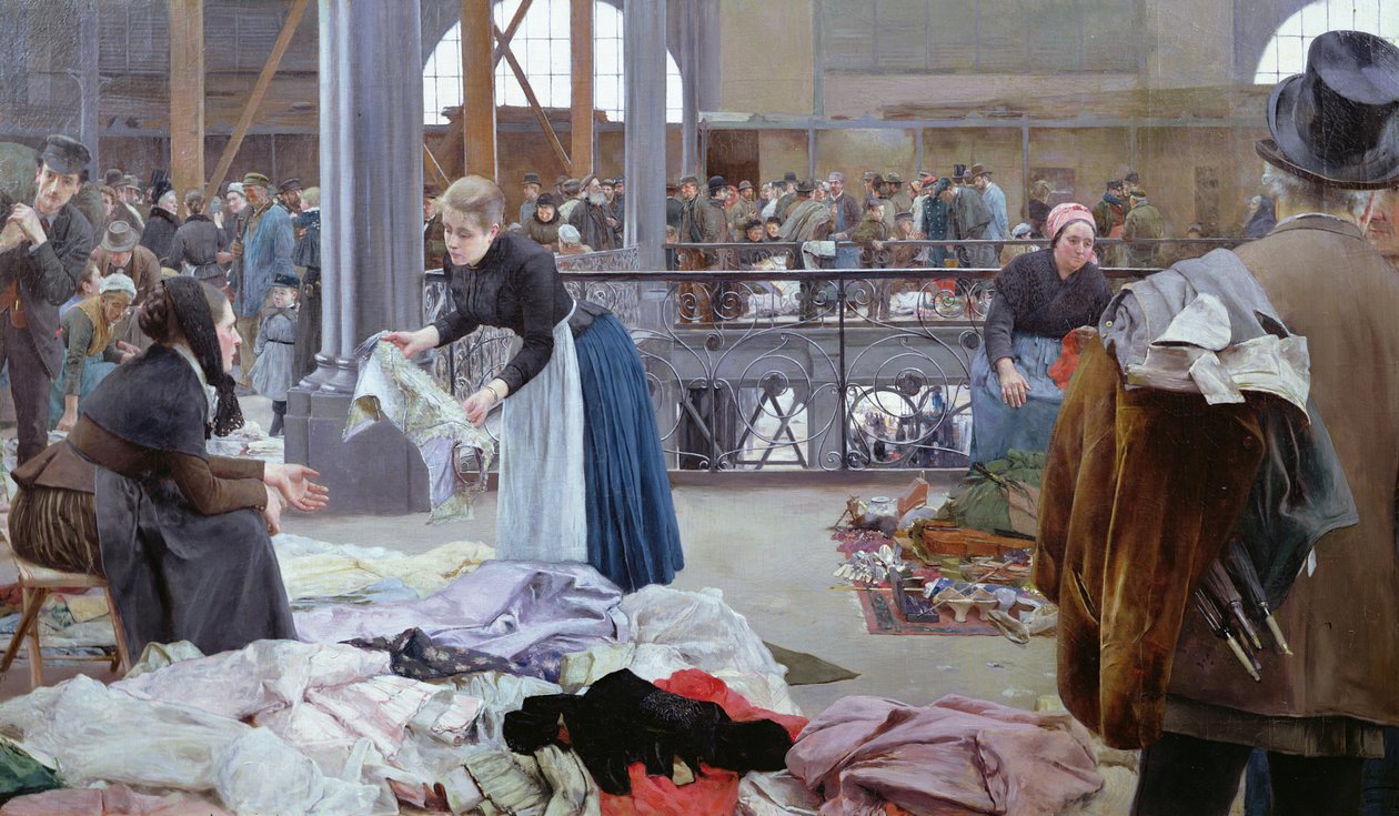 O Carreau du Temple, Paris, 1890 de Luis Jimenez y Aranda