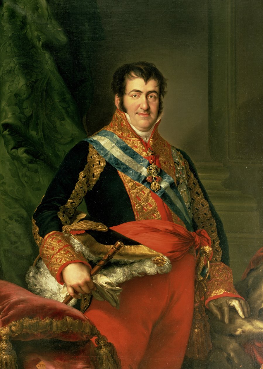 Fernando VII (1784-1833) 1808-11 de Luis Lopez Piquer