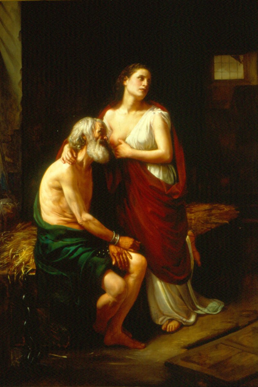 Caridade Romana de Luis Monroy