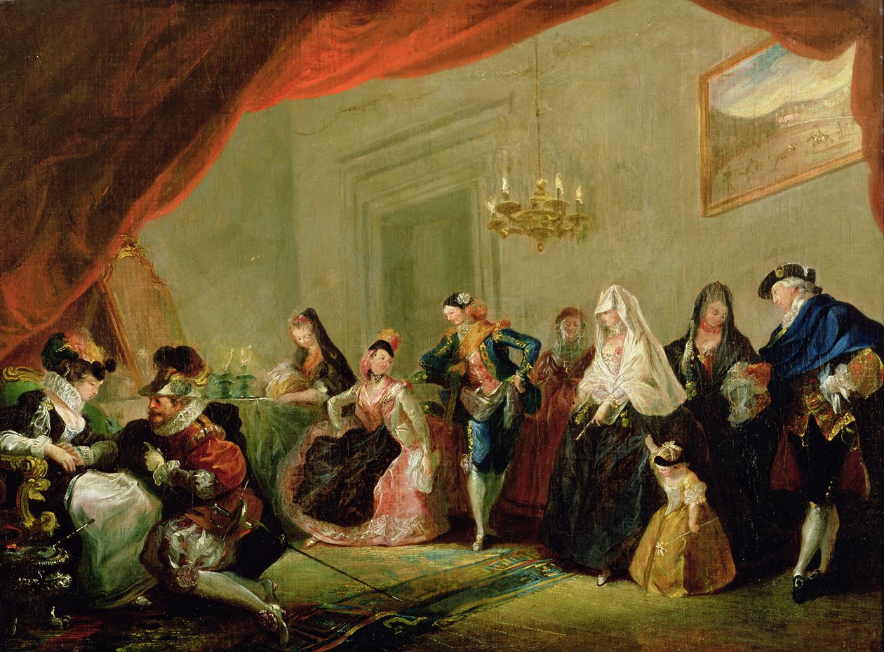 Ensaio de uma comédia de Luis Paret y Alcazar