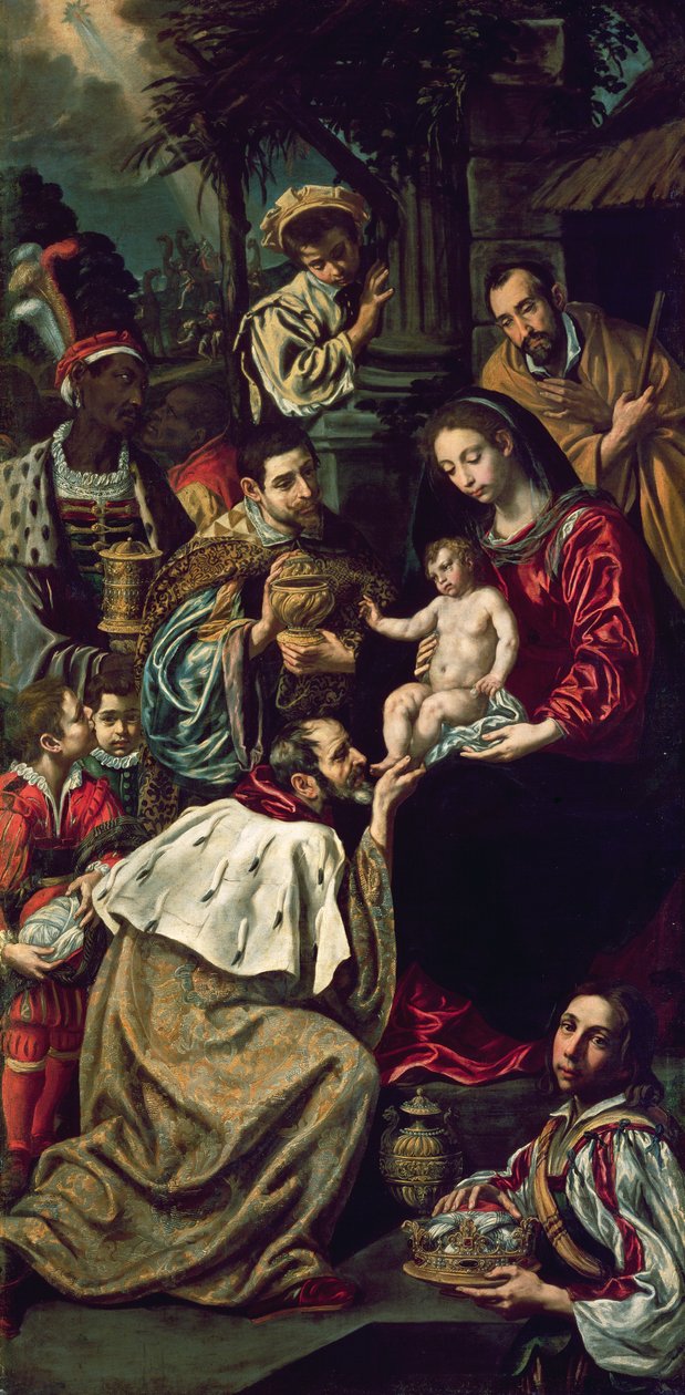 A Adoração dos Magos, 1620 de Luis Tristan de Escamilla