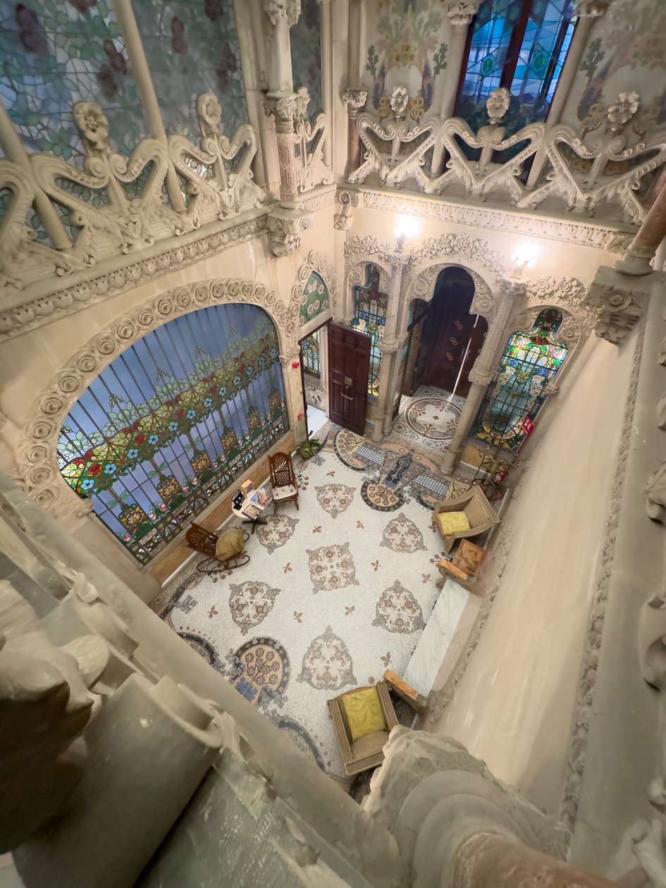 O salão, Casa Navas de Luis Domenech i Montaner