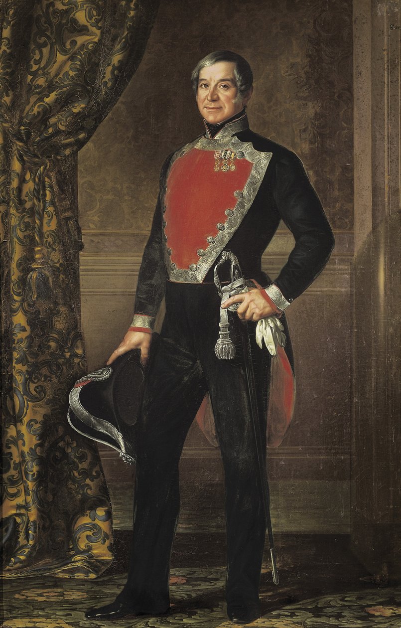 Retrato de Dom Francisco Ignacio de Montserrat. 1842 - 1850 (óleo sobre tela) de Luis Lopez Piquer