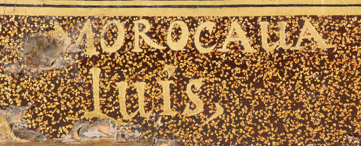 Detalhe de um caixão de exportação com cúpula, período Edo, meados do século 17 (laca, ouro e madrepérola) (ver também 493271) de Luis Morocaua or Murakawa