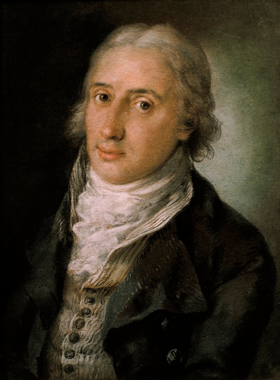 Retrato de Leandro Fernandez de Moratin (1760-1828), poeta e dramaturgo espanhol de Luis Paret y Alcazar