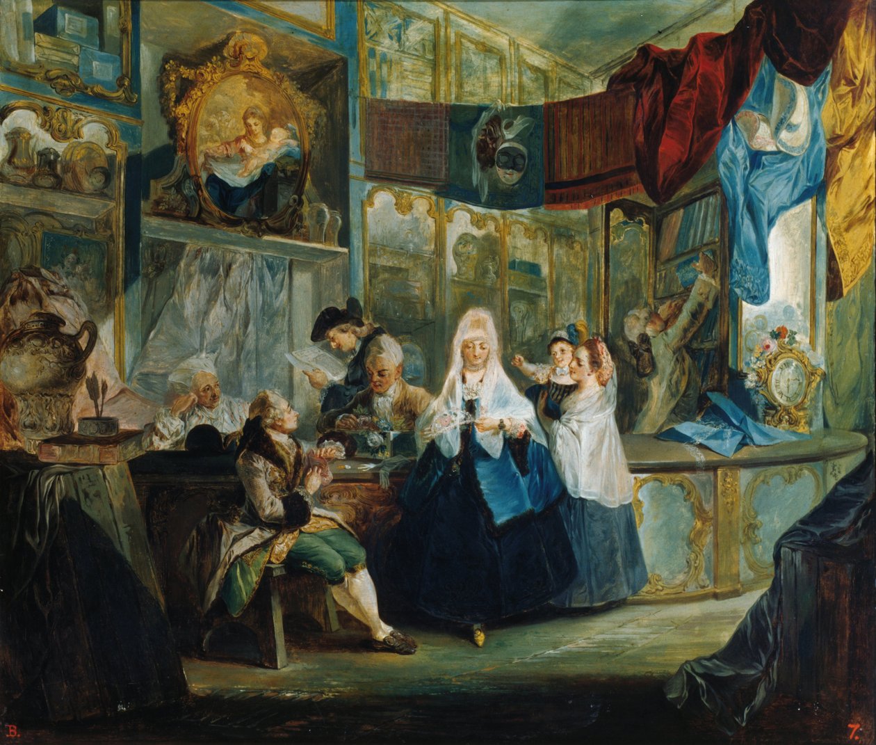 The Shop, 1772 de Luis Paret y Alcazar