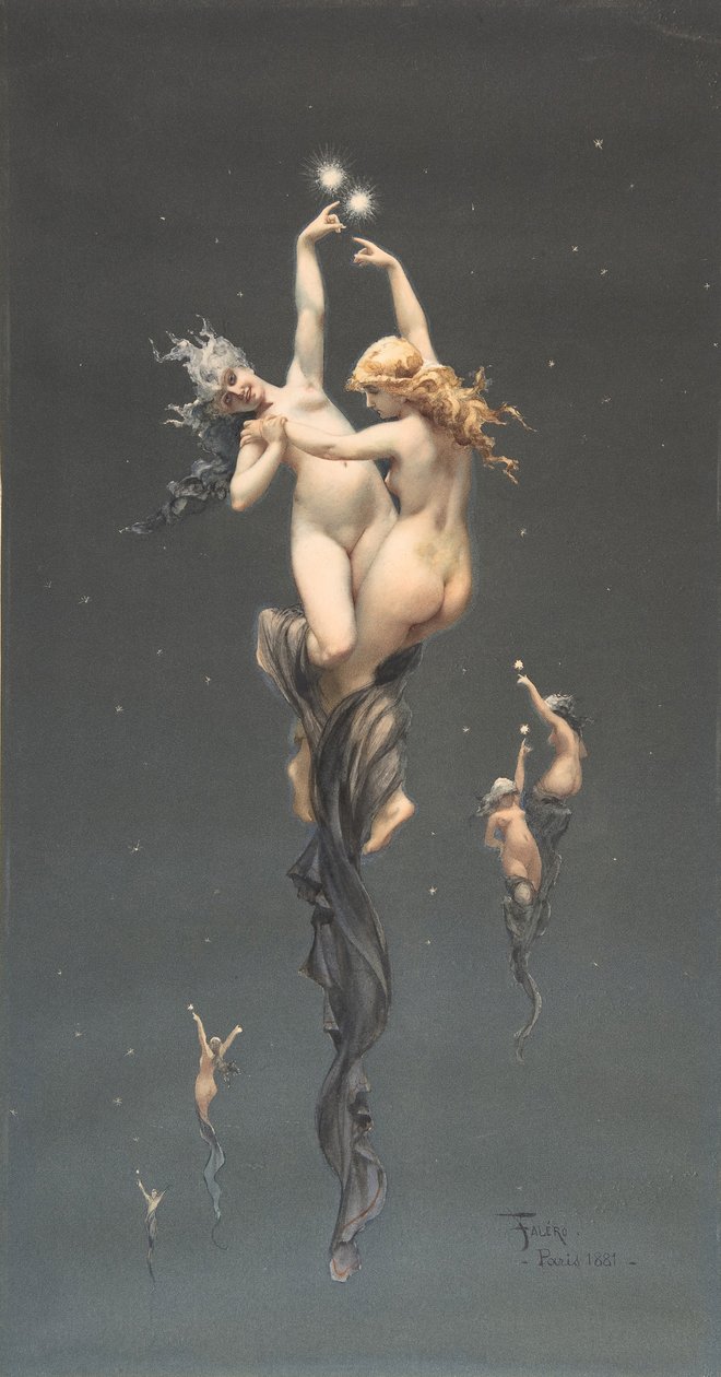 Twin Stars, 1851-96. de Luis Riccardo Falero