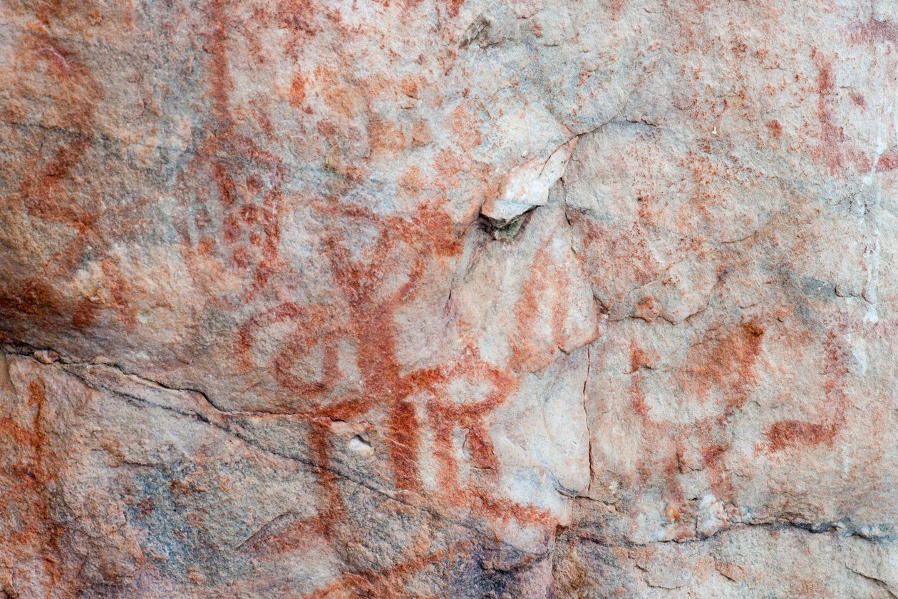 Pictografia, Faical, San Ignacio, Cajamarca, Peru, de Luis Rosendo.