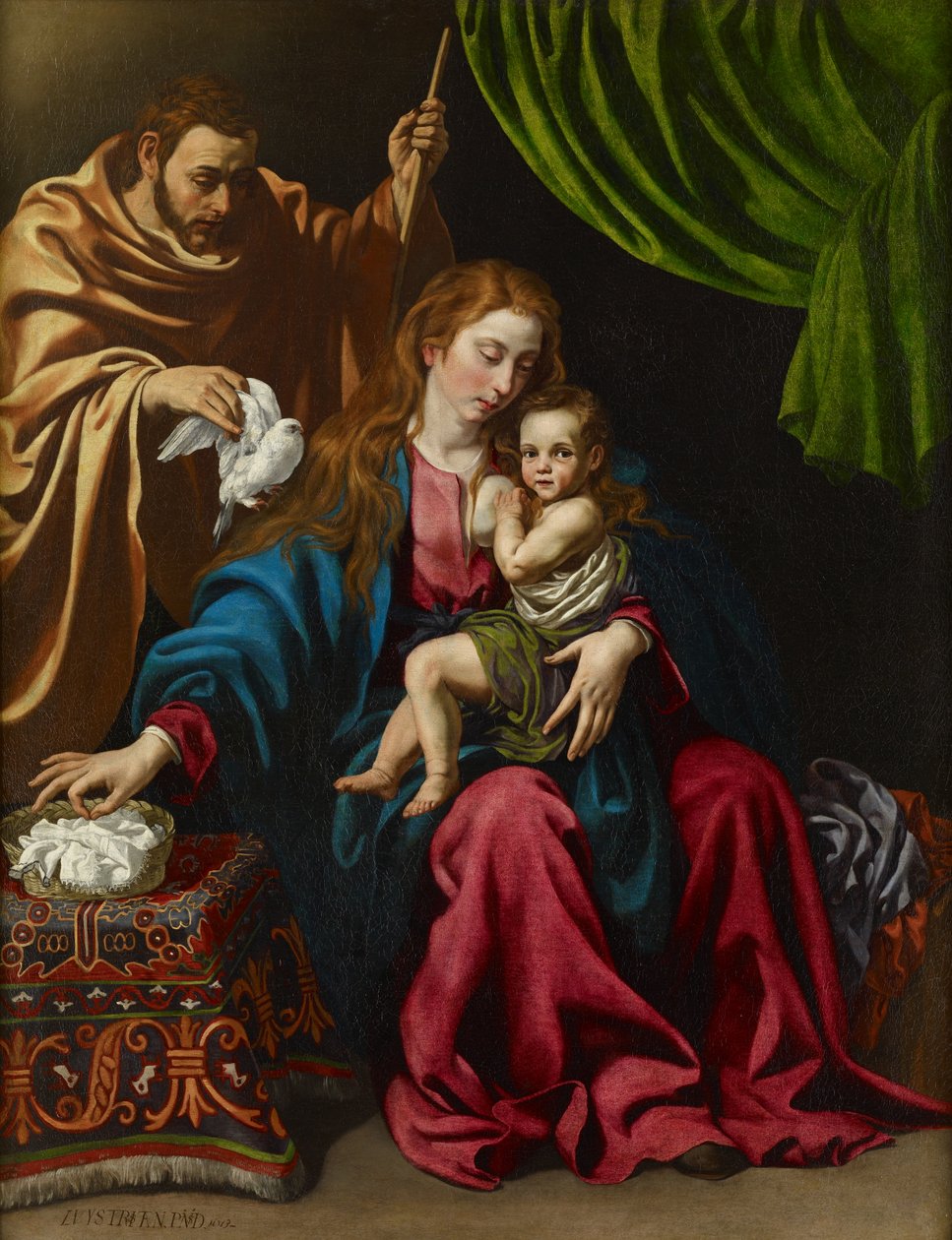 A Sagrada Família, 1613 de Luis Tristan de Escamilla