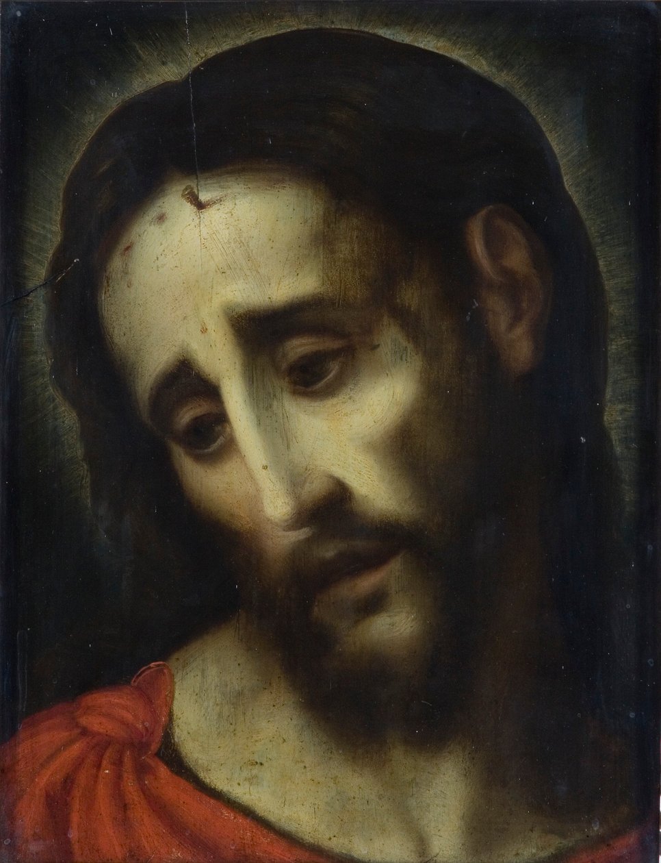 "Cristo como o homem das dores", 1519-1586 de Luis de Morales