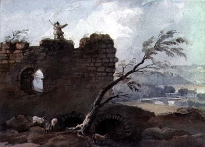 Castelo de Mitford, Northumberland de Luke Clennell